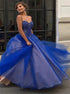 Sweetheart Tulle Ball Gowns Prom Dress With Beadings LBQ3735